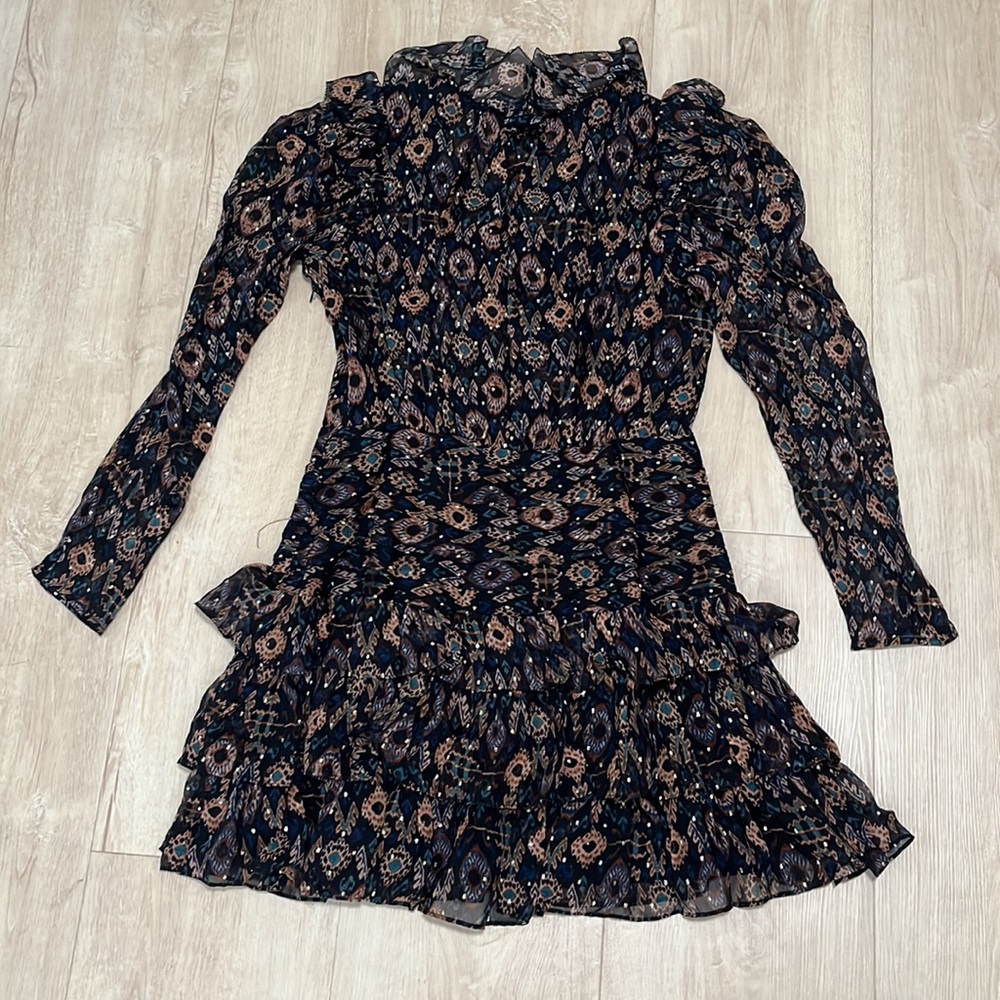 Ulla Johnson Esila ruffled mini dress, SIZE 8 NEW.  0181 - Picture 5 of 9